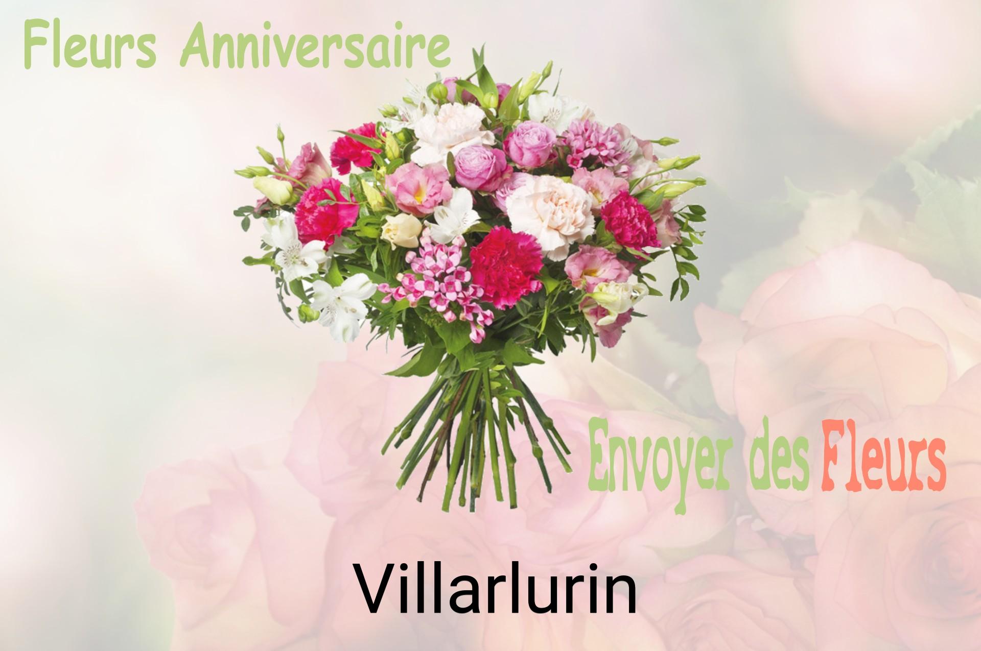 Bouquet de fleurs d’anniversaire livré à Villarlurin