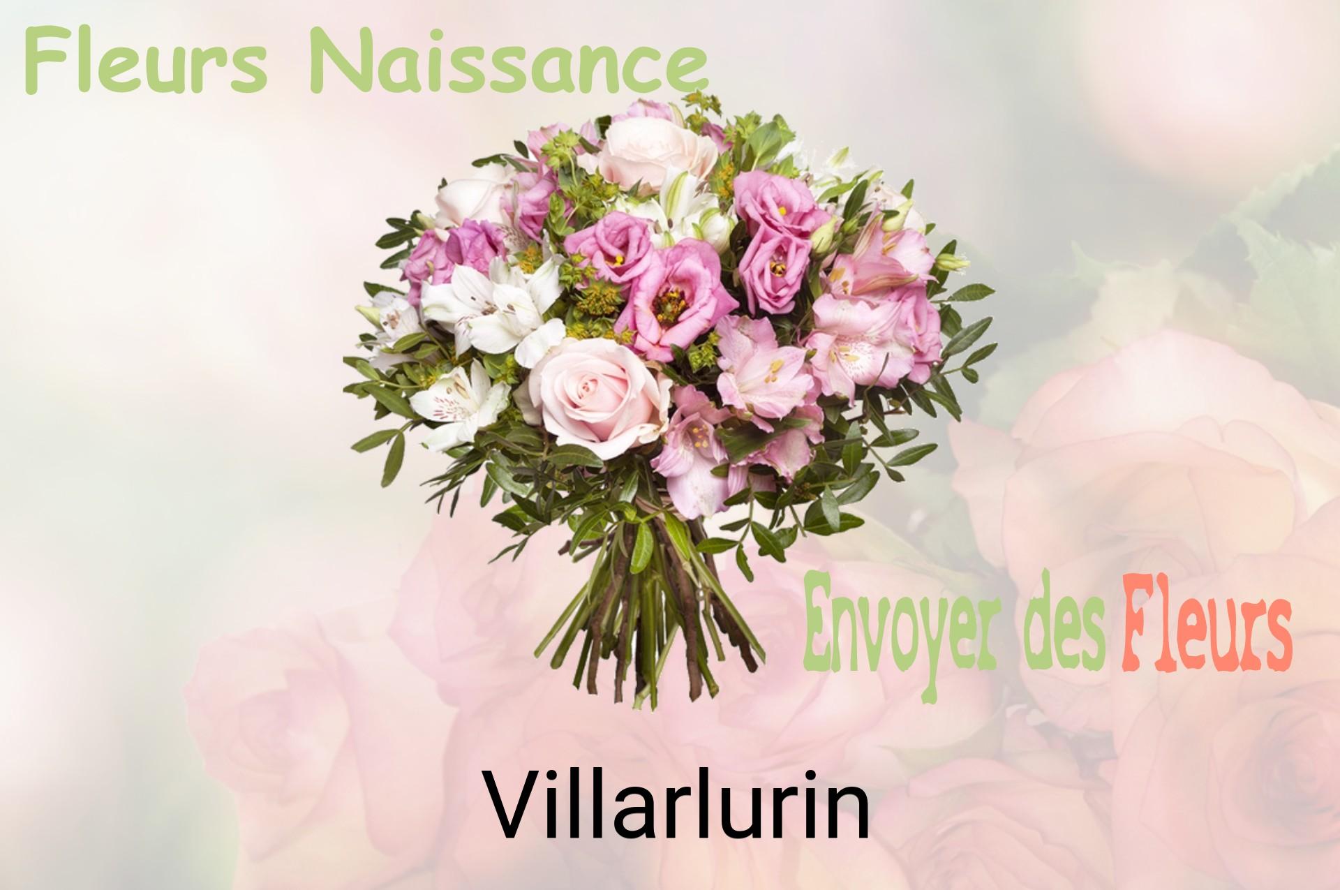 Bouquet de fleurs de naissance livré à Villarlurin